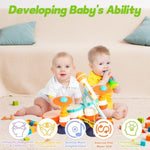 Baby Drum Set, Kid Drum Set For Toddlers 1-3, Baby Toys For 1 Year Old Boy Girl Gifts With Microphone Toddler Drums 12 18 Months 1 2 3 Christmas Birthday Gifts