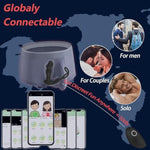 Thrusting Prostate Massager Vibrator Anal Plug Sex Toys,App&Remote Control Male Vibrator With Cock Ring,Vibrating Butt Plug 9 Vibration Modes With Finger Snap Function,Adult Sex Toys&Games For Couples