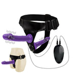 Strap-On Vibration Dildos G-Spot Stimulation Prostate Massager Adult Sex Toys For Women Couple Lesbian Adjustable Harness Strapless Strap On 2 Realistic Dildos