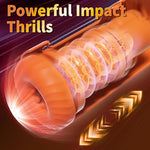 Male Masturbator Sex Toys for Men, Male Masterbator with APP Control 7Thrusting &7Vibrating & 3Sucking Modes, AI Sync Mens Sex Toy Deepen Sleeves Pocket Pussy Adult Sex Toys Penis Pump Blowjob Stroker