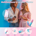 Wearable Vibrator Couples Sex Toys - App Remote Control G Spot Dildo Vibrators With 10 Vibrating & Flapping Modes, Butterfly Panty Vibrator For Clit Anal Sex, Adult Sex Toys & Games For Women Couples