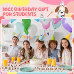 24 Pcs Birthday Small Stuffed Animal With Hat Mini Plush Toys For Student Classroom Reward Gifts Cute Soft Puppy Dog Toy Bulk Birthday Party Goodies Bag Fillers Party Decor