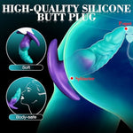 6.3" Large Butt Plug Silicone Anal Plugs Huge Buttplug With Knot For Anal Training, Wearable Anal Dilator Vaginal Stretchers With Anchor Shaped Base, Fantasy Dildo Sex Toys For Men Women Gay Couples