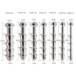 Short Sex Toys Stainless Steel Urethral Sounds Metal Penis Plug With Multi Beads Dilator Sex Toy Masturbation Rod Stimulation For Men(11Mm)