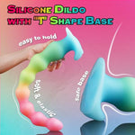 14.6" Long Dildo Knot Dildo Huge Anal Beads, Glowing Anal Plug Silicone Large Butt Plug For Deep Stimulation, Fantasy Knotted Anal Dildo, Gradual Anal Ball Adult Toys For Women Men Gay Couple