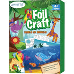 Foil Craft Kit for Kids Ages 4-8, No Mess Creative Activity Art Supplies