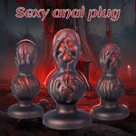 6.41In Skull Fantasy Anal Plug,Silicone Butt Plug For Safe Penetration,Adult Anal Sex Toy Monster Dildo,Wearable Fantasy Toy Prostate Plug For Men Women Couple Gay?Red?