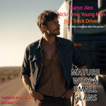 7.67" Long Handmade Realistic Dildos Feels Like Skin With Shaped Balls, Soft And Flexible Silicone Penis Hands-Free Play, Thick Penis Adult Sex Toy For G Spot Play Women(Young Man)