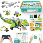 Coding Robot Kit For Kids Ages 6+, 200+ In 1 App Control Dinosaur Robot Toy, Educational Scratch Program Robotic Kit With 47 Video Courses, Toy For Boys Girls(600 Blocks)
