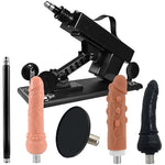 Sex Machine With 3Xlr Connector Suction Cup, Automatic Sex Machines Adult Sex Toys Adjustable Thrusting Dildo Machine With 5 Attachments