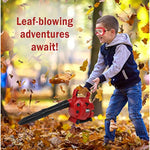 Kids Leaf Blower | Toddler Landscaping Gardening Tools And Equipments | Includes Mask Safety Goggles And Earmuffs