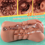 Oyiyeyiyo Realistic Pocket Pussy Male Masturbator, 3 Entrances Sex Doll Ass Toy With Tight Virgin & Anus, Pocket Pussies Blowjob Stroker Adult Sex Toys For Men Masturbation