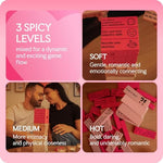 Naughty Blocks - Sex Dice & Tumble Tower Combo Set for Couples Game,48 Wooden Blocks Stacking Tumbling Tower with Intimate Dares for Date Night Anniversary Birthday Valentines Day