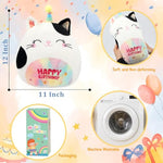 12' Cute Cat Plush Toy Soft Stuffed Animal Pillow Happy Birthday Gifts For Kids