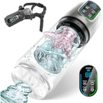 Automatic Male Masturbator Sex Toys For Men - Penis Pump Adult Sex Toys With 7 Sucking & Rotating & Licking Modes, Led Display Pocket Pussy Male Stroker, Blowjob Sex Machine Mens Sex Toy Men