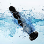 11.41 Inch Super Long Anal Beads Butt Plug With 4 Thick Anal Balls Huge Flexible Anal Chain Sex Toys Strong Suction Cup Anal Plug Anal Trainer Dildos For Men Women Couple (Black)