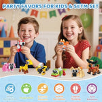 30 Pack Party Favors Building Set For Kids, 750 Pcs Mini Animal 3-In-1 Building Block Kit Sets, Goodie Bags Stuffers For Kids Classroom Prizes Birthday, Best Gifts For Boys Girls Ages 6+
