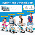 Stem Robot Building Kit For Kids, 12-In-1 Building Robot Toys App & Remote Control Car, Stem Toys For Boys Age 8-12, Rechargeable Educational Robotics Toy For Boys Girls Christmas Birthday 332+Pcs