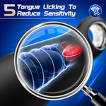 Male Sex Toys For Men Penis Vibrator - Large Male Masturbator Stroker For Penis Training & Prolong Endurance, 10 Vibration & Tongue Licking Adult Toy With Loop-Handle Vibrators Sex Machine