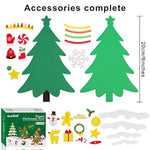 30 Kits Creative DIY Foam Christmas Tree Assortment for Making Funny Tree Decorations
