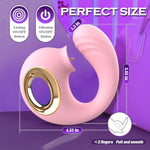 Rose Sex Toys Adult Toys For Women, G Spot Vibrator For Double Stimulation With 12 Vibrating & Tongue Licking Modes, Anal Dildos Adult Sex Toy Games Clitoral Licker Sex Novelties For Woman Couples