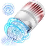 Male Masturbator Male Sex Toys For Men - Portable Male Stroker With 12 Rotating & 4 Speed Modes & Realistic Mouth For Penis Stimulation, Pocket Pussy Blowjob Toy Sex Machine Adult Toy For Men