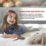 Diver With Hose Toy Squid Fish Tank Action Figure Divers: 2Pcs Scale Model Sea Animals Scuba Diver Toy Swimmers Diver Figures (As Shown 1 (Mini Diver 2Pcs))