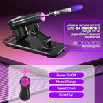 Sex Machine Remote Thrusting Dildo Machine with 8 Attachments