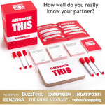 Answer This - Do You Really Know Your Partner - Couples Game For Adults - 150 Fun & Interactive Conversation Cards For Date Night, Game Night Or Valentines – Great Anniversary Or Engagement Gift