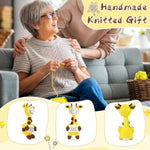 Inspirational Crochet Gifts For Women/Men, Emotional Handmade Giraffe Stuffed Animal Birthday Christmas Anniversary Present For Him/Her/Boy/Girl Friend - Funny Thank You Desk Decor