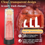 XIABALE Penis Vacuum Pump Pussy Pump Set?Manual Penis Enlarger Enlargement Extend Pump Air Pressure Device, Clitoral Pump Vagina Pumps Sexual Pleasure Suckers Tools for Couples
