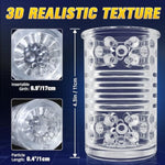 Sex Toys For Men Male Masturbator - Automatic Masturbators Cup With 7 Thrusting &Rotating Modes For Penis Stimulation, Electric Pocket Pussy Stroker, Adult Sex Toy With Suction Base