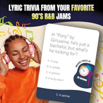 Lyric Legend 90'S R&B - Adult Games For Game Night To Finish The Lyrics! Great Stocking Stuffers For Adults, Party Games And Family Fun For Adults And Teens! | 144 Trivia Cards And A Playlist!