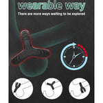 Penis Rings Set, 5 Different Sizes Silicone Cock Rings For Couple Sex Toys, Adult Sex Toys For Men - Green