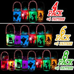 4 Pack Halloween DIY Lantern Jar Craft Kit for Kids & Adults Ages 4-12