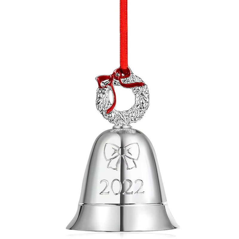 Christmas Ornament Silver Bell Ornaments For Christmas Tree Decorations, Holid