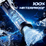 Waterproof Realistic Male Masturbator,Adult Sex Toys For Men,Sucking & Pumping Male Sex Toy, Premuim Quiality Pocket Pussy Stroker, Follyee Penis Trainer Glans Stimulator Mens Vibrator Penis Pump