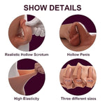 Silicone Dildo Panties, Male Sex Toys For Gay Men Dick Masturbation,Anal Sex Accessories For Women Couples,Realistic Silicone Penis,Sexual Pleasure-Tools For Women (17Cm Length-Hollow)