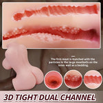 Sex Doll with Pussy Ass Boobs - Male Masturbator 3 in 1 Mini Sex Doll with Boobs Vagina Anus, Adult Sex Toy for Men Masturbation, Small Sex Dolls for Men Pocket Pussies-zz