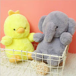 Plush Chick Stuffed Animal Toys Cuddly Soft Dolls Gifts Home Office Decorations Yellow 9 Inches