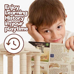 Ancient Greek Dome Stem Toys Educational Stackable Building Blocks, For Kids Ages 7 8 9 10+ Years Old, Indoor Premium Architectural Kit Construction Games, Montessori Children Toys 54 Pcs