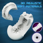The-Warrior Automatic Male Masturbator Replaceable Sleeve - Male Sex Toy 3D Realistic Ultra-Soft Textured Adult Toys,Tpe Material Sex Toys For Men (Standard Version & Compact Version)