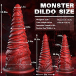 10.9'' Huge Butt Plug Massive Dildo For Anal Training, 4.3'' Diameter Xxl Anal Cone Huge Anal Dildo With Suction Cup, Monster Dildo Large Butt Plug Anal Plug Sex Toys For Anal Stretcher