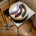 Og Lilac Pleasure Air G Spot Vibrator & We-Vibe Pivot App Control Vibrating Cock Ring - Couples Sex Toys Bundle