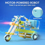 36-In-1 Motor Robotic Kits, Make Your Own Kids Craft Kits Educational Stem Toys For Ages 8-13 Boys And Girls, Science Gifts For 8 Years Old By Jova
