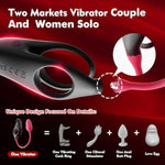 Sex Toys Unprecedented Unique Design Adult Toys Vibrating Cock Penis Ring Remote Control G Spot Vibrator Sex Toy For Couple Clitoral Stimulation For Women Anal Toys Rose Shaped Declirt, Black Red