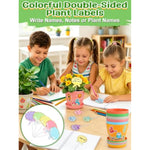24 Pack Resin Garden Plant Pots for Kids Crafts, DIY Painting Activity Ages 4+