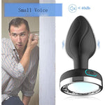 Remote Controlled Luminous Vibrating Anal Plug, Ten Frequency And Ten Color Wearing G-Spot Stimulation Butt Plug Sex Toys For Men And Women(Antler)