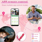 Thrusting Wearable Vibrator Sex Toys - Adult Toys For Women G Spot Vibrator With 10 Thrusting Dildo & 10 Vibrating Modes, App Control Sex Toy Panty Clitoral Vibrators For Female Pleasure