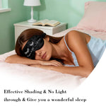 Funny Silk Eye Mask for Travel Gifts Nap Meditation Night Sleep Blindfold